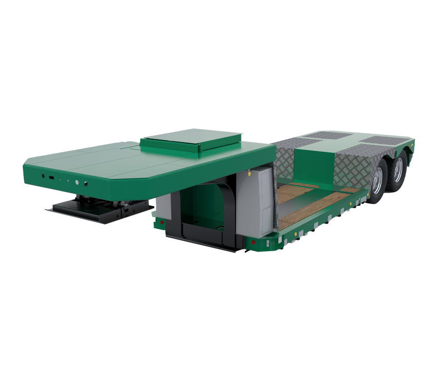 LT-PI1 Leathleantóir iompair ionstraim bheachtais Íseal flatbed